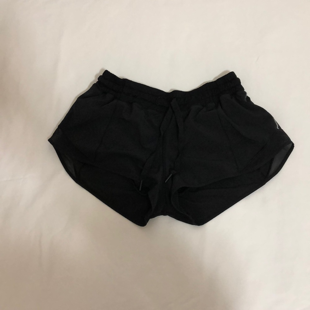lululemon black speed short